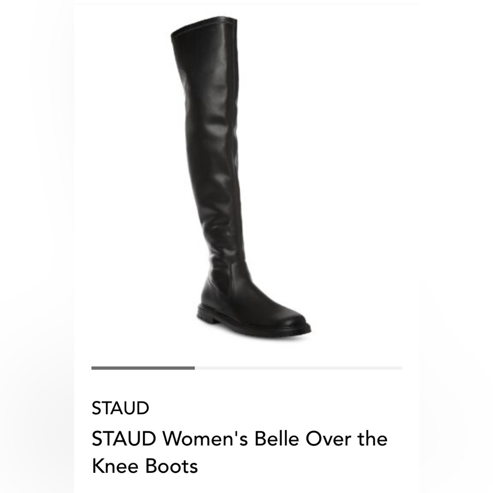 STAUD Women’s Belle OVER THE Knee Boots. Black.NWT.
